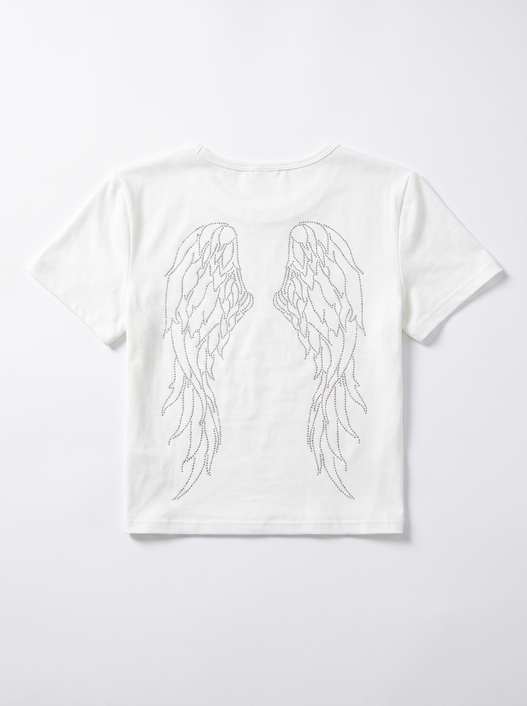 エンジェルウィングビジューロゴTシャツ