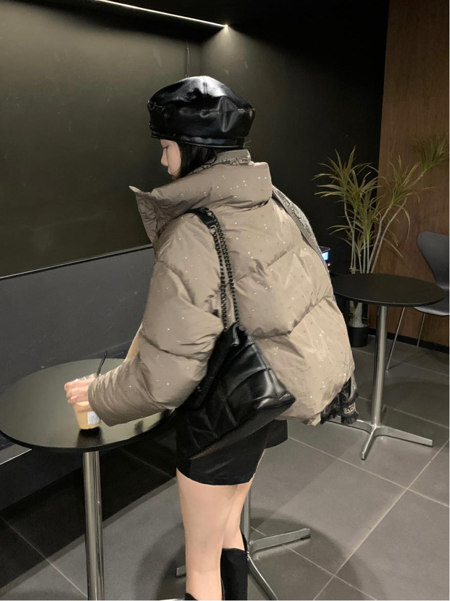 ラインストーンショートダウン