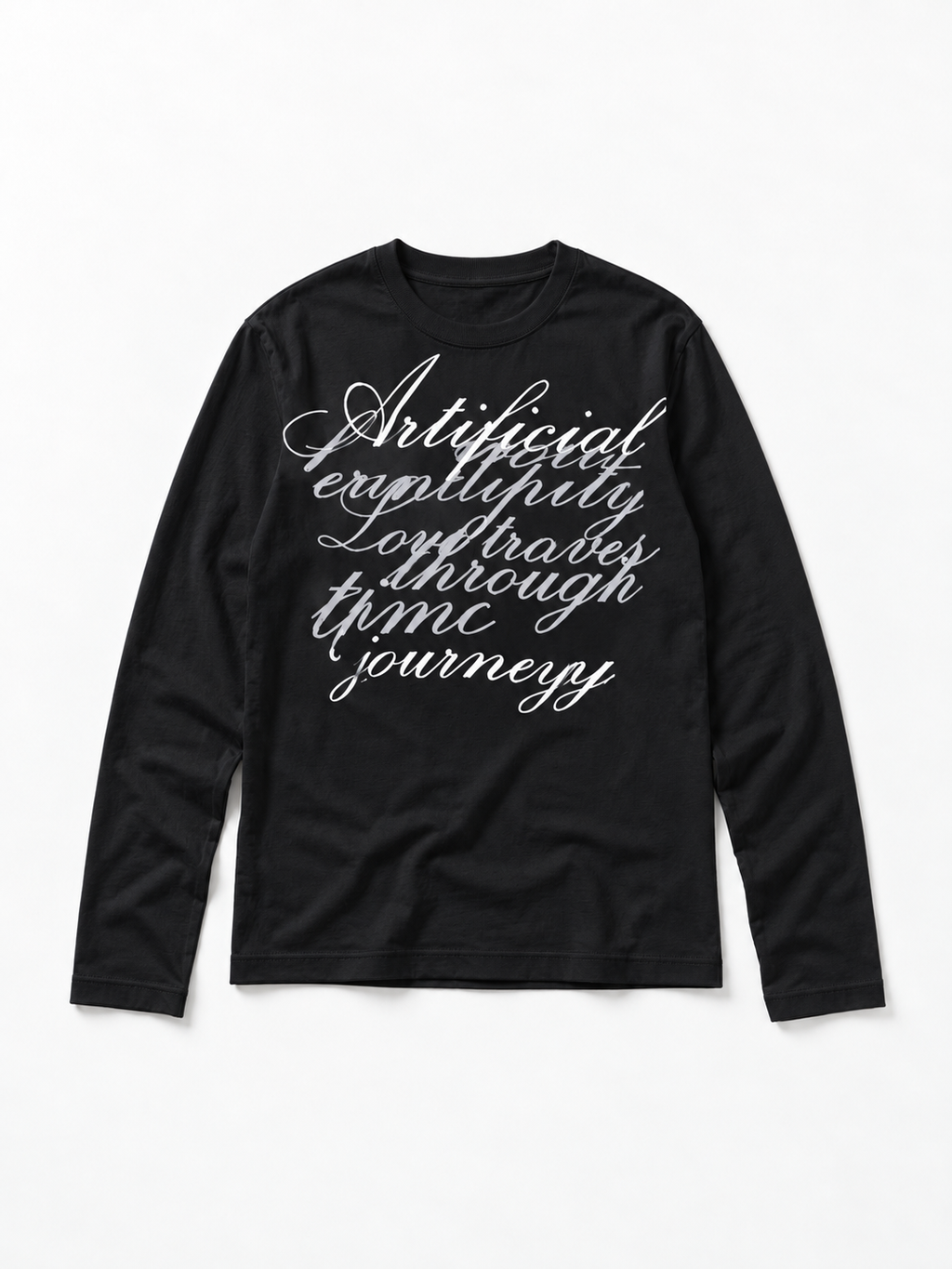 カリグラフィーロゴロングTシャツ