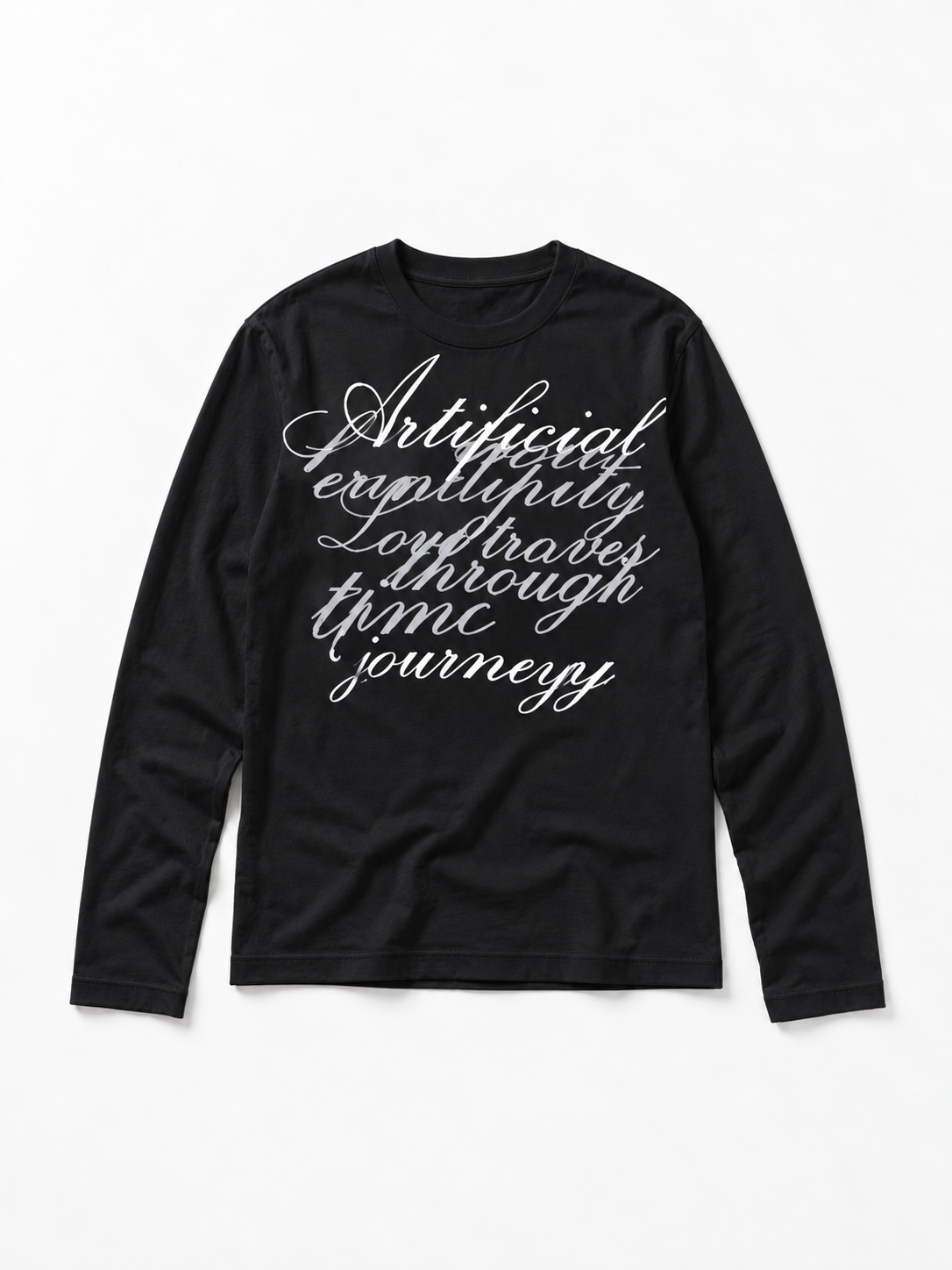 カリグラフィーロゴロングTシャツ
