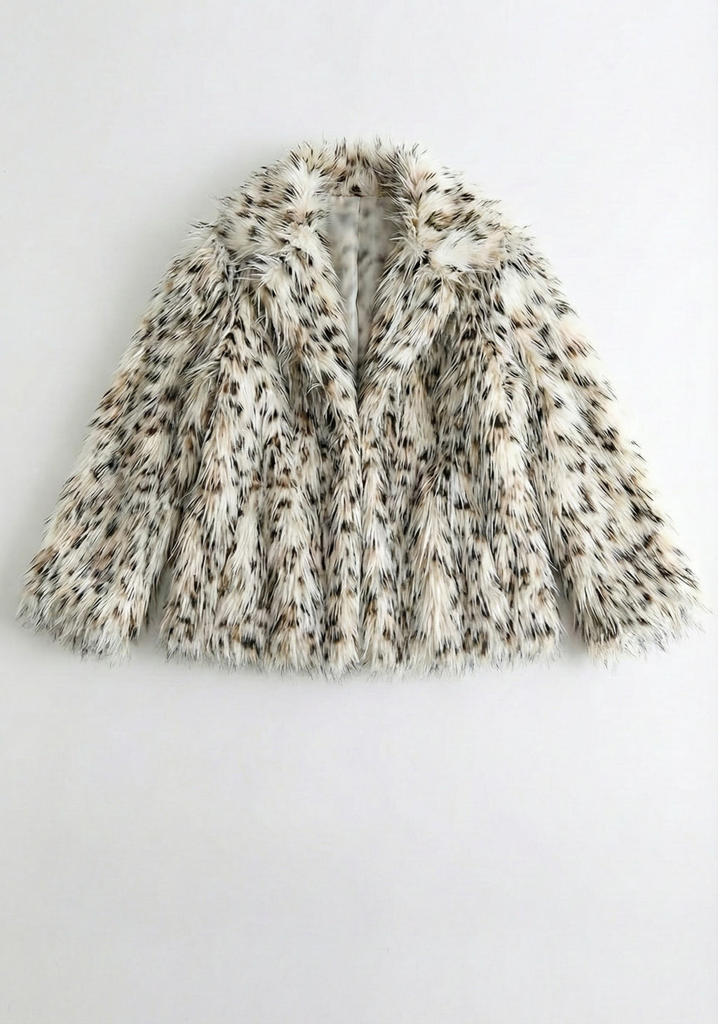 ヒョウ柄ショートジャケット