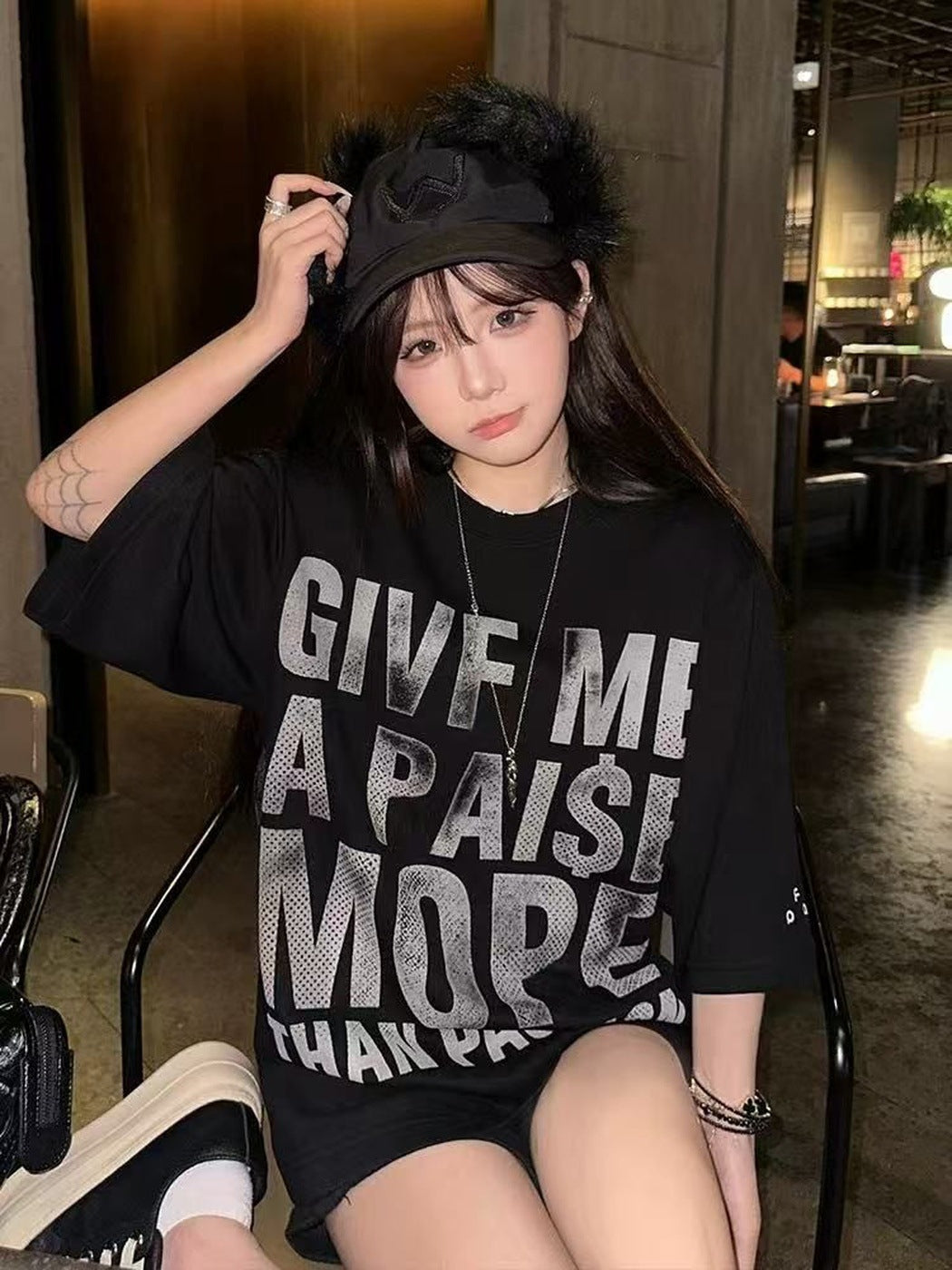 ビッグロゴグラフィックオーバーTシャツ