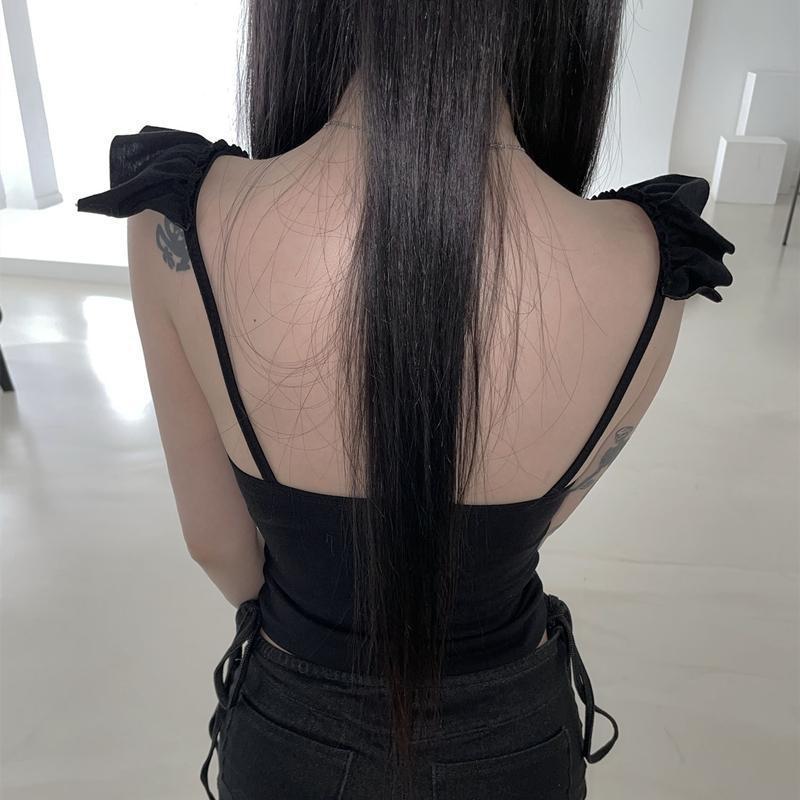 フェミニンフリルカットソー