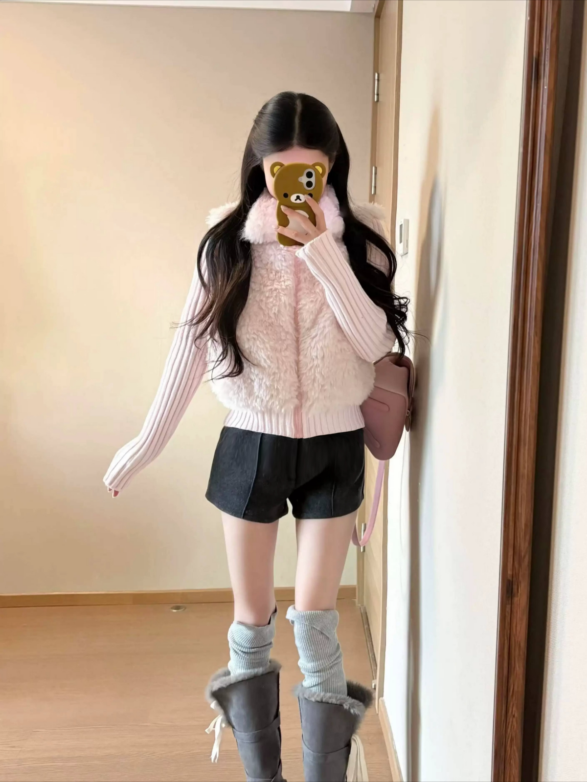 ファーニットブルゾン