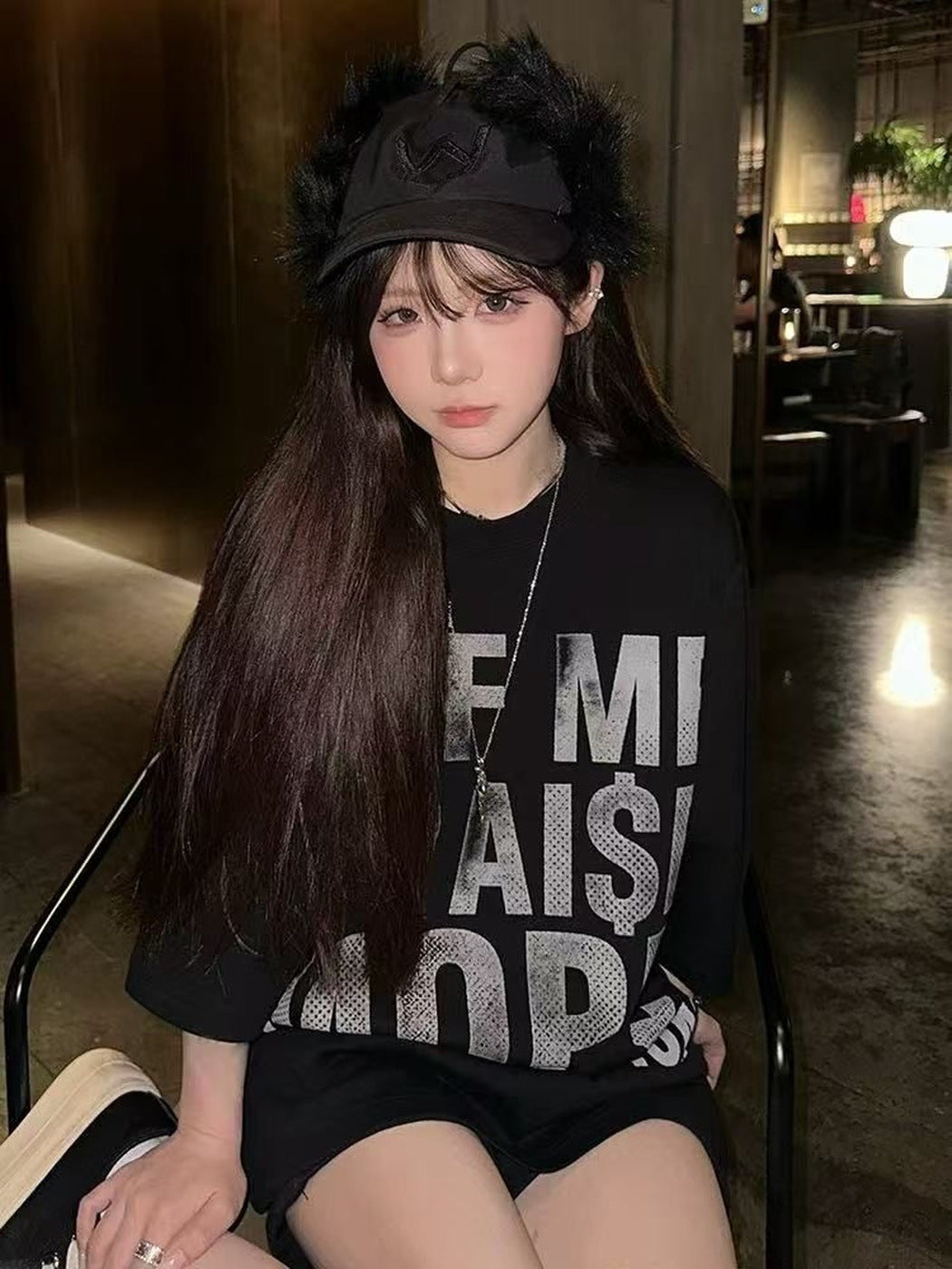ビッグロゴグラフィックオーバーTシャツ