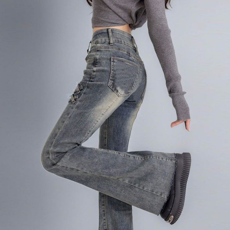 レトロフレアパンツ